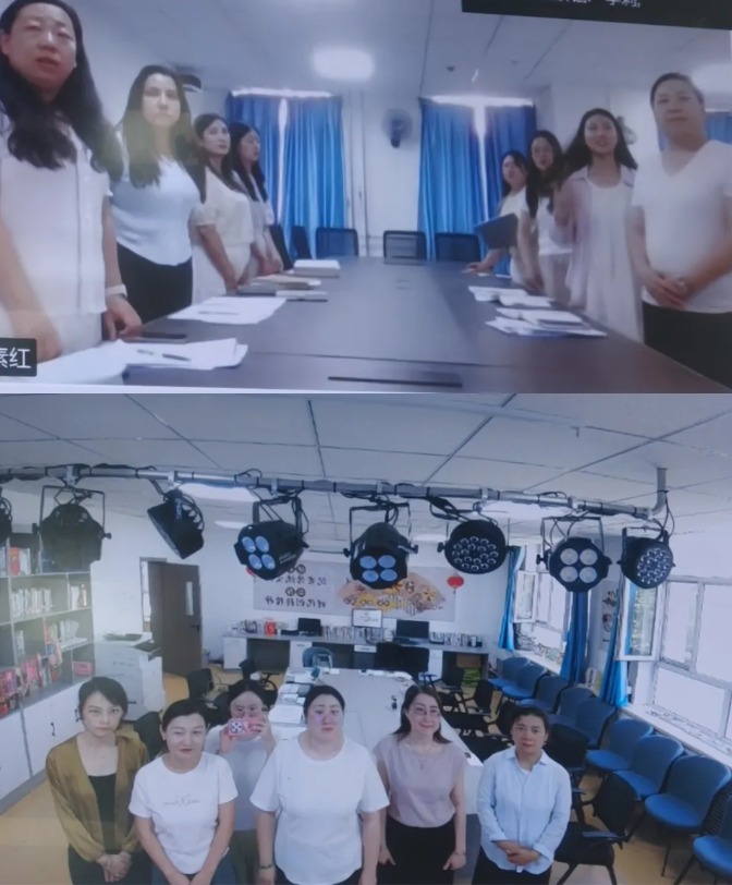 云端携手聚匠心 结对赋能共成长——文理学院与和田职业技术学院举行语文教师结对帮扶线上签约仪式